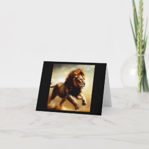 Lion (1) Wild Cat Card