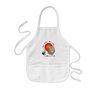 Lion 23 juillet au 22 août Tablier Kids Apron