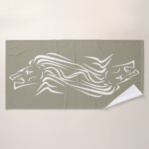 Lion 2 bath towel set