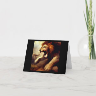 Lion (2) Wild Cat Card