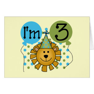 Lion 3rd Birthday T-shirts and Gifts