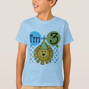 Lion 3rd Birthday T-shirts and Gifts