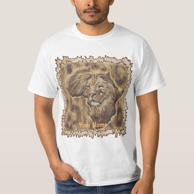 Lion Africa  T-Shirt (Front)