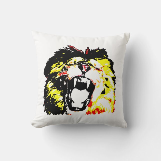 Lion American MoJo Pillow (Front)