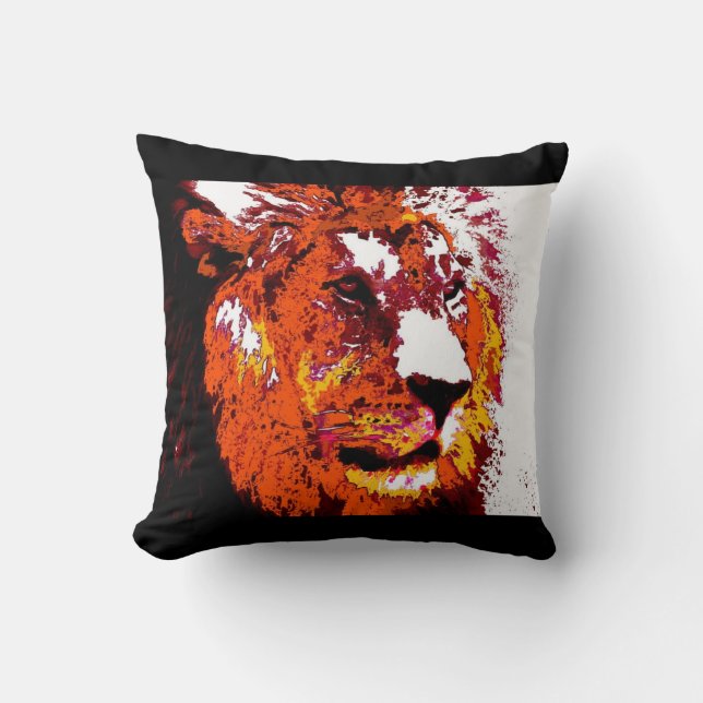 Lion American MoJo Pillow (Front)