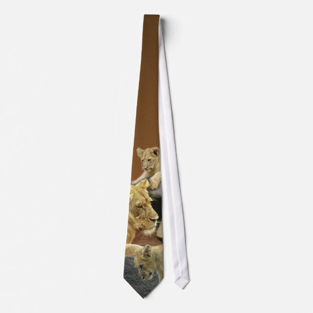 Lion and Cubs Tie (Front)