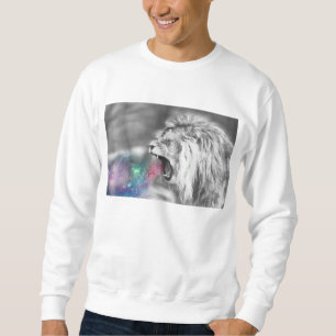 lion and glitter sweatshirt