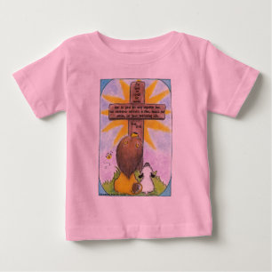 Lion and Lamb At the Cross Baby T-Shirt