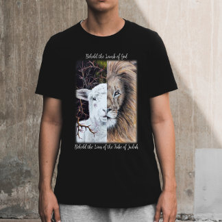 Lion and Lamb black T-shirt