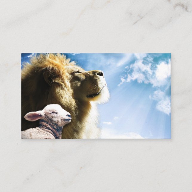 Lion and Lamb Business Cards (Front)