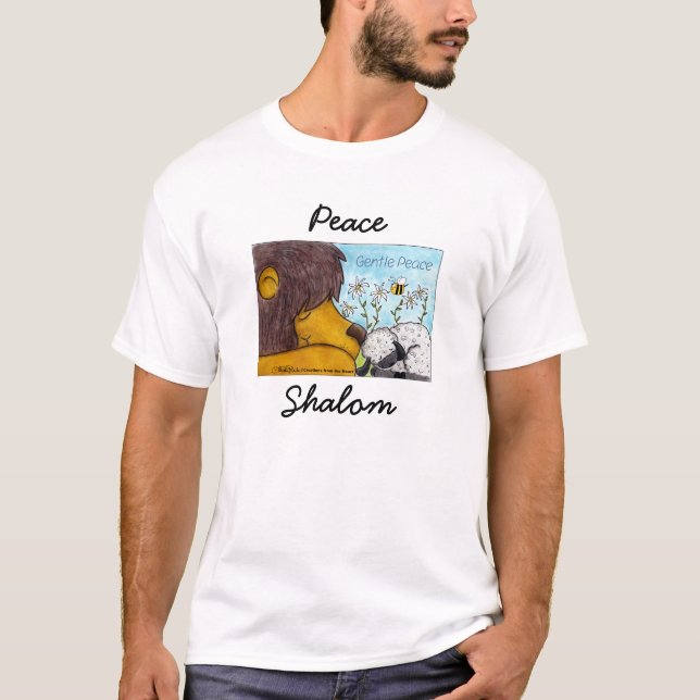 Lion and Lamb Gentle Peace T-Shirt (Front)