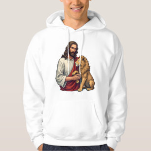 Lion And Lamb Jesus Engraved Faith Shirt 2