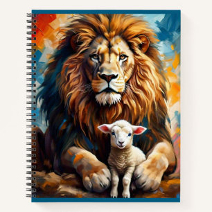 Lion and Lamb Notebook