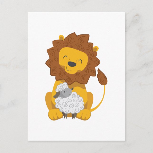 LION AND LAMB POSTCARD (Front)