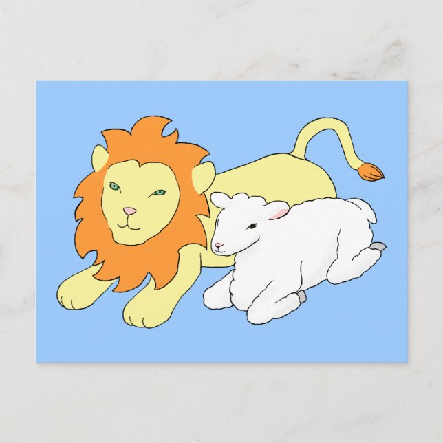 Lion and Lamb Postcard (Front)