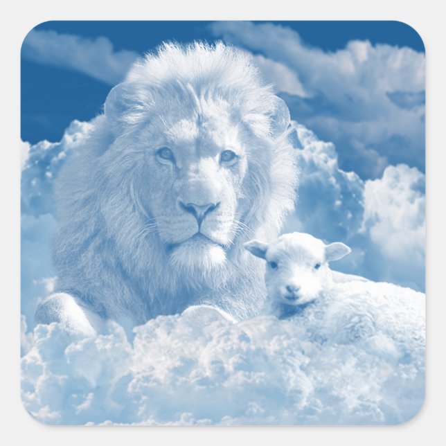 Lion and Lamb Stickers (Front)