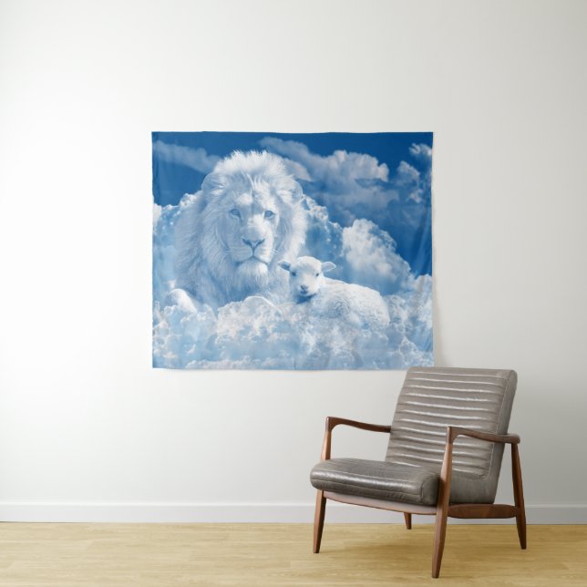 Lion and Lamb Tapestry (In Situ (Horizontal))
