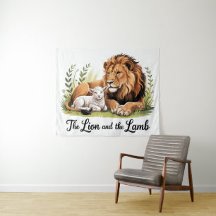 Lion and Lamb Tapestry