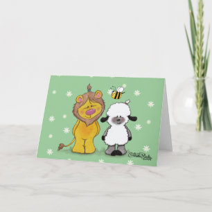 Lion and Lamb True Friends Card