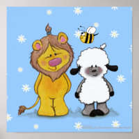 Lion and Lamb True Friends