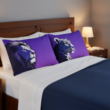 Lion and Leopard His and Hers