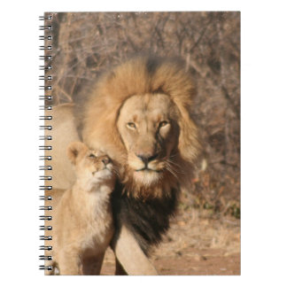 Lion and Lion Cub Notebook