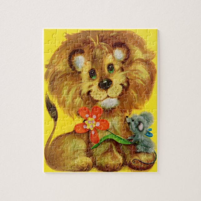 lion and mouse jigsaw puzzle (Vertical)