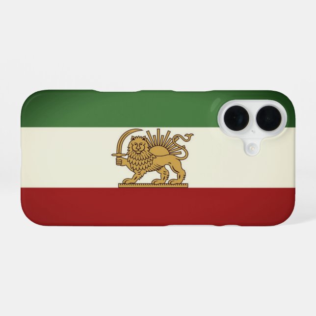 Lion and Sun Flag Phone Case (Back Horizontal)