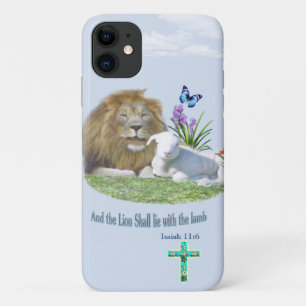 Lion and the lamb Bible verse Case-Mate iPhone Case