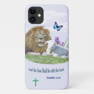 Lion and the lamb Bible verse Case-Mate iPhone Case