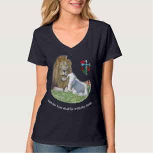 Lion and the lamb Bible verse T-Shirt