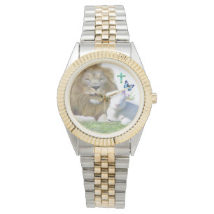Lion and the lamb Bible verse Watch