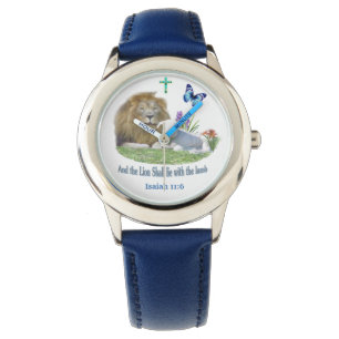 Lion and the lamb Bible verse Watch