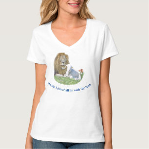 Lion and the lamb Christian gifts T-Shirt