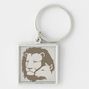 Lion and The Lamb Key Ring
