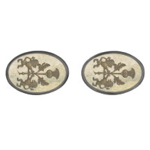 Lion and Thistle Cuff links