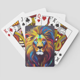 Lion Animal Discovery Adventure Nature Planet Playing Cards