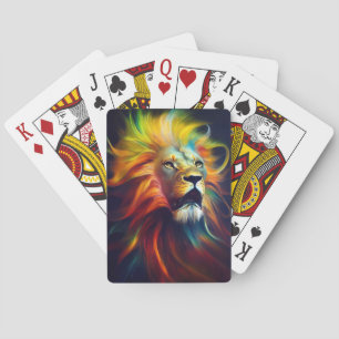 Lion Animal Discovery Adventure Nature Planet Playing Cards