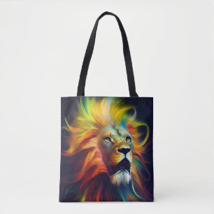 Lion  Animal Discovery Adventure Nature Planet  Tote Bag
