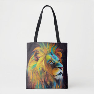 Lion  Animal Discovery Adventure Nature Planet  Tote Bag