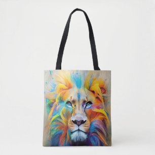 Lion  Animal Discovery Adventure Nature Planet  Tote Bag
