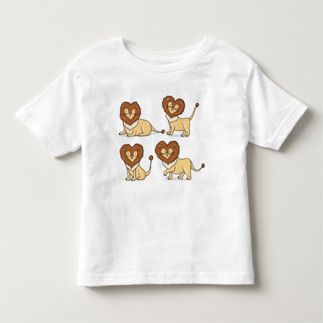 lion, animal, predator toddler T-Shirt (Front)