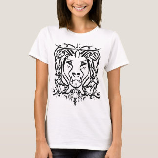 Lion Arabic Calligraphy T-shirt (With saying)