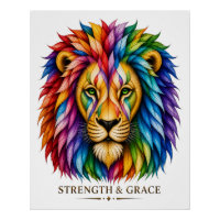 Lion Art Abstract Inspirational