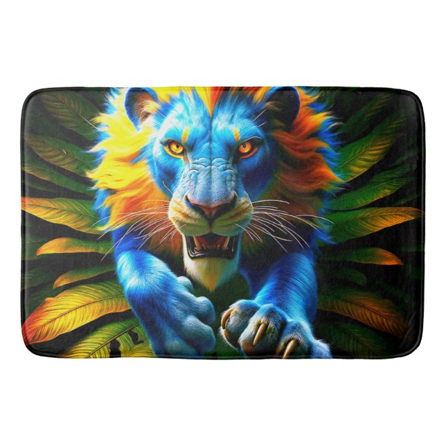Lion Art Bath Mat (Front)