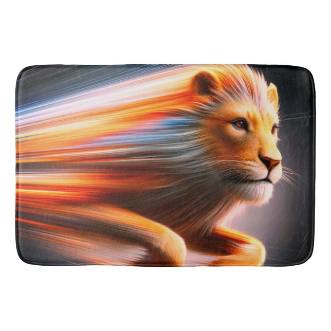 Lion Art Bath Mat (Front)