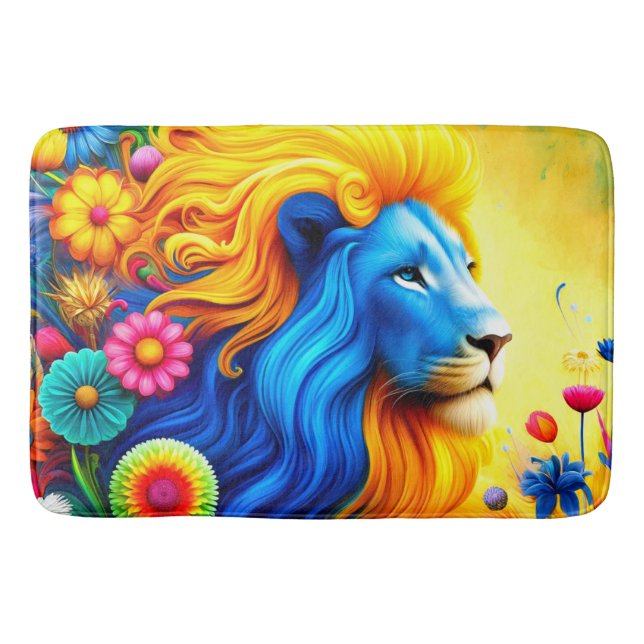 Lion Art Bath Mat (Front)