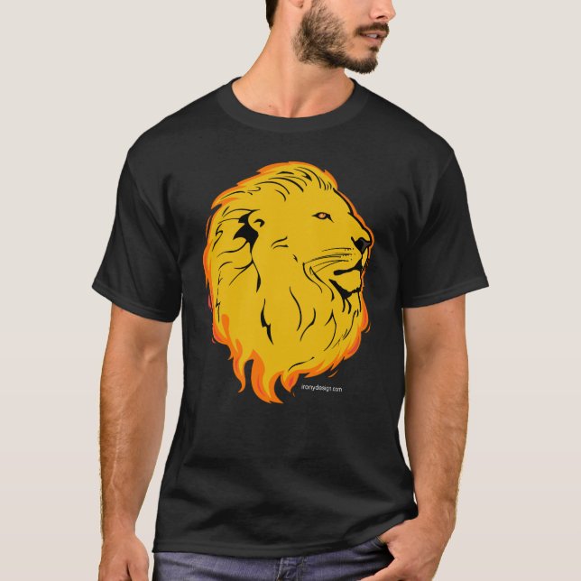 Lion Art Design T-Shirt (Front)