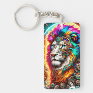 Lion Art Key Ring