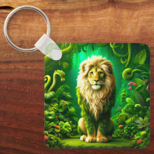 Lion Art Key Ring